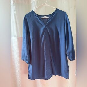 Elegant Blue Women's Top